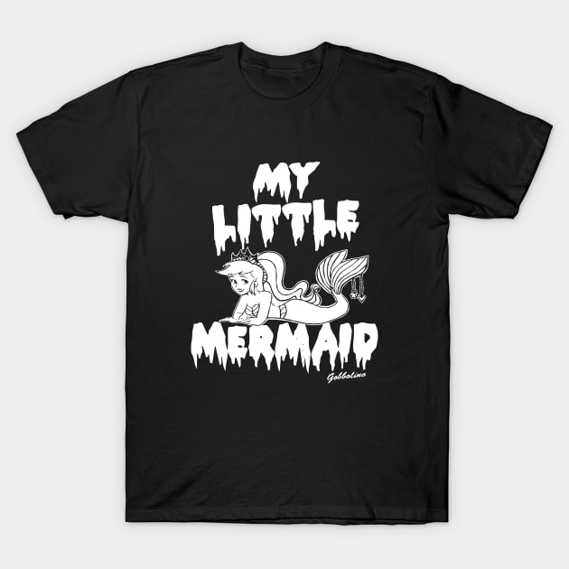 My Little Mermaid Unicorn Grunge Indie Gothic Goth Pastel Kawaii Unicorn T Shirts T-Shirt by huepham613